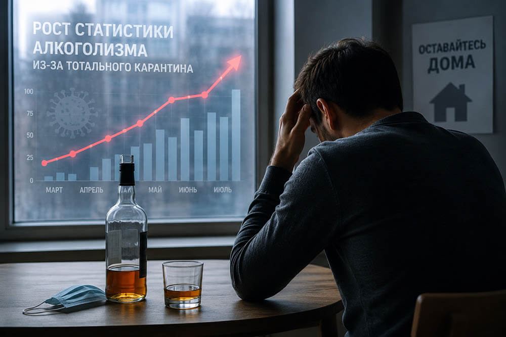 Влияет ли самоизоляция из-за ковида на рост алкоголизма